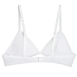 Soutien-gorge souple avec mousse amovible blanc Pépita
