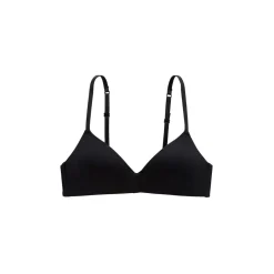Soutien-gorge triangle à coques sans armatures noir Veliana