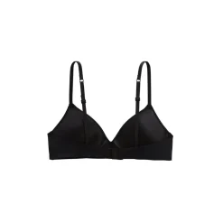Soutien-gorge triangle à coques sans armatures noir Veliana