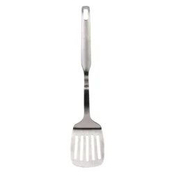 Spatule Ajourée en Inox Accroche 36cm Argent