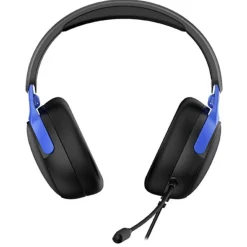 Spectra casque gaming pour PS5 PS4 PC Xbox, HP 40 mm, micro inclinable, réglage volume, noir et bleu