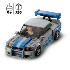 Speed Champion 76917 Nissan Skyline GT-R 2 Fast 2 Furious, Kit de Construction, Maquette de Voiture de Course, avec Minifigurine Brian O'Conner