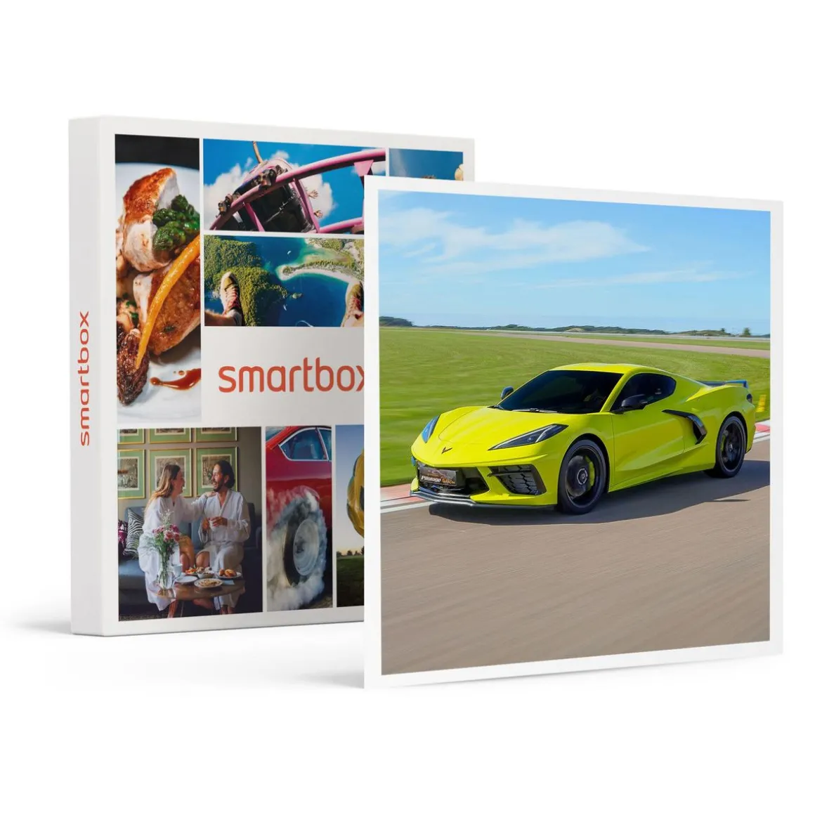 Stage de pilotage : 2 tours sur le circuit de Saint-Laurent-de-Mure en Corvette C8 - Coffret Cadeau Sport & Aventure