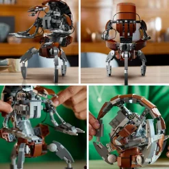 Star Wars 75381 - Le Droïdeka - Droïde destroyer en briques à collectionner - Set de construction pour le jeu créatif et modèle à exposer - Idée de cadeau pour les adultes fans de la saga