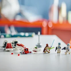 Star Wars 75378 - The Mandalorian L'évasion en Speeder BARC Set de construction pour enfants - Moto avec side-car à construire, Inclut Kelleran Beq et Grogu,