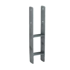Support en H pour fixation carport - Poteaux 12x12cm