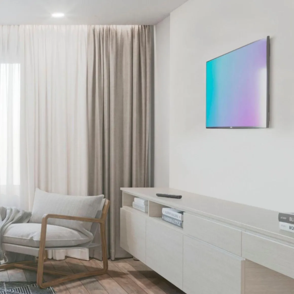 Support mural TV 37-90 pouces fixe