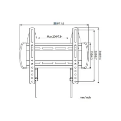 Support mural TV Fixe TV 13-32''