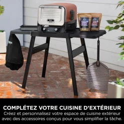 Support réglable et table d'appoint XL00101EU - Noir