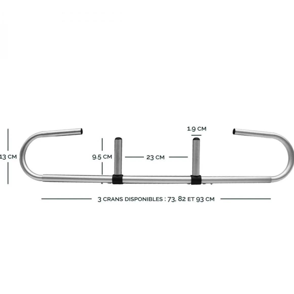 Support rouleau de drap d'examen extensible pour table de massage