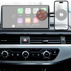 Support smartphone Voiture tableau de bord aimanté noir