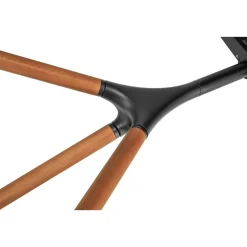 Support TV au sol Q1310 - Noir / Bois