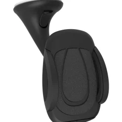 Support voiture sur grille d'aération et ventouse - Noir