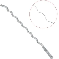 Supports de plantes en spirale 50 pcs Acier galvanise 170 cm