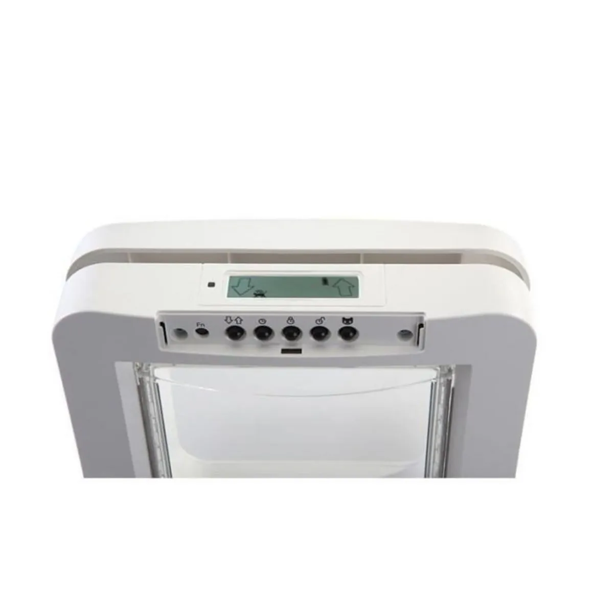 SUREFLAP Grande chatiere a puce electronique blanc