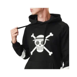 Sweat à capuche homme One Piece Skull