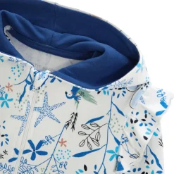 Sweat à capuche zippé bébé Océan d'amour