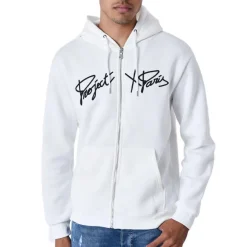 Sweat Zippé Homme Project X Paris Broderie Origin