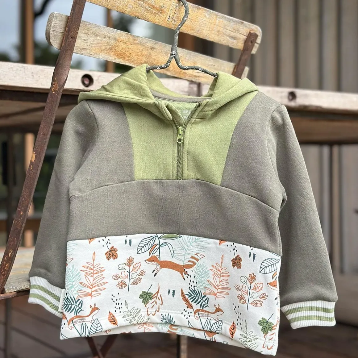 Sweat-shirt à capuche bébé en molleton Montreal