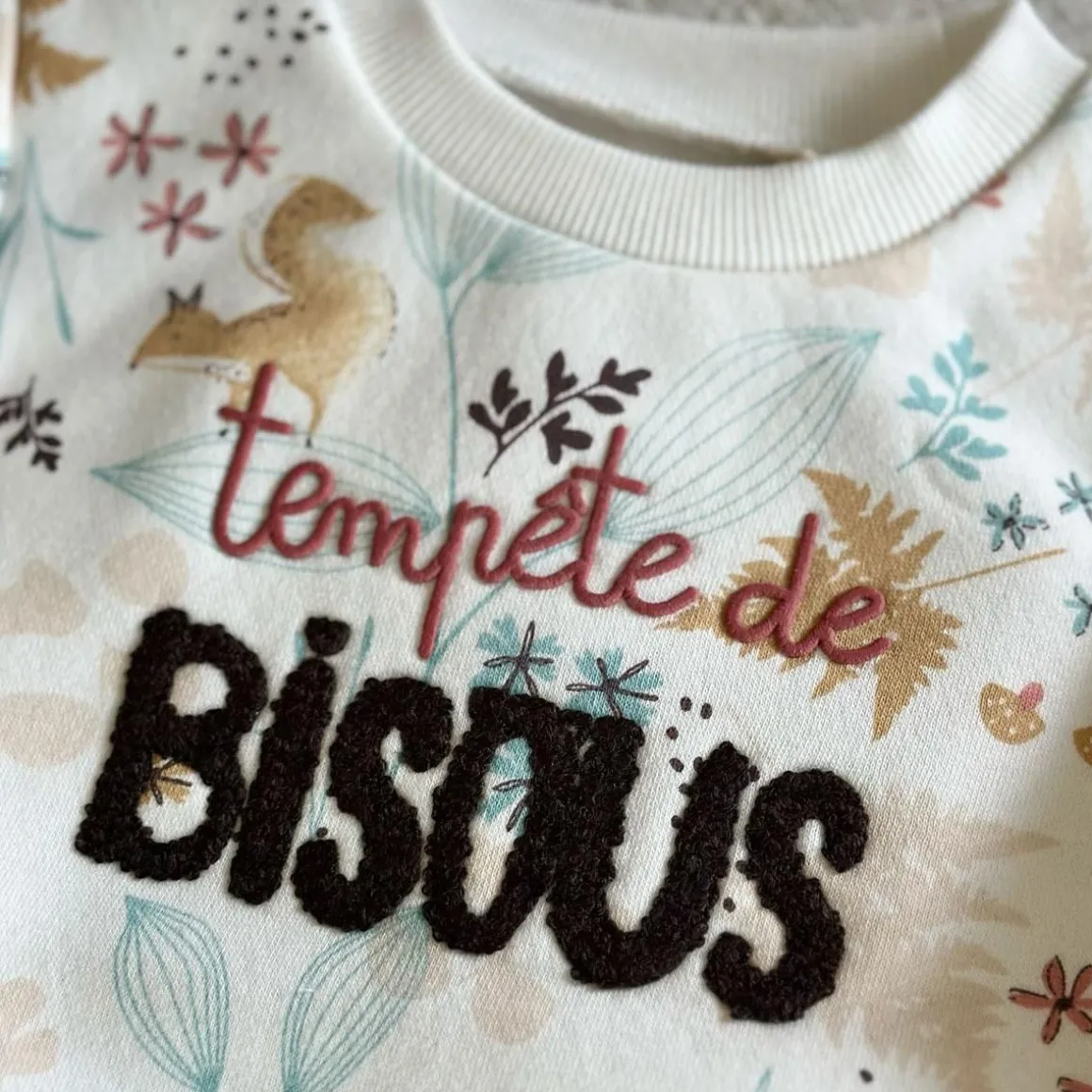 Sweat-shirt bébé en molleton Bloom