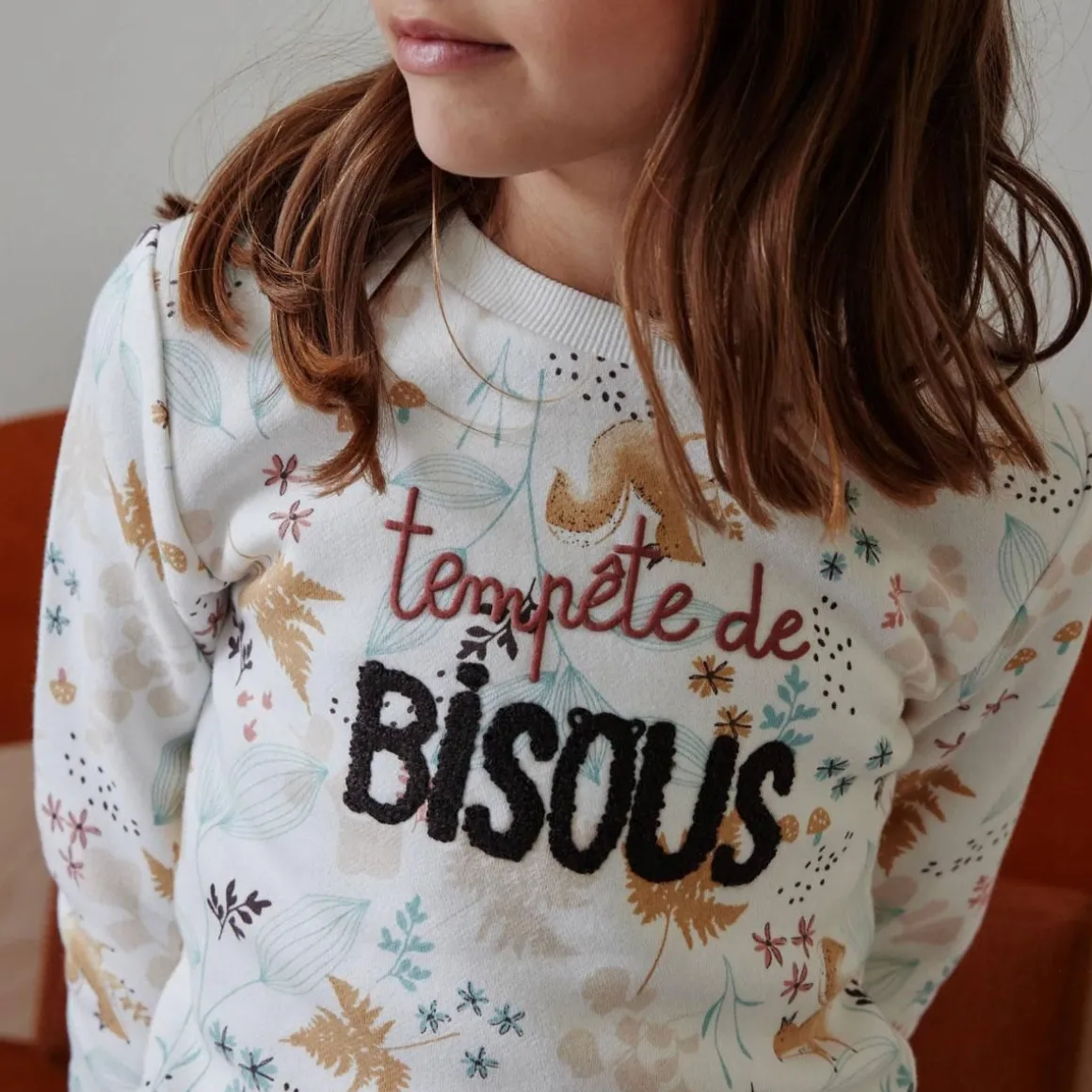 Sweat-shirt bébé en molleton Bloom