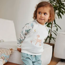 Sweat-shirt bébé en molleton Alma