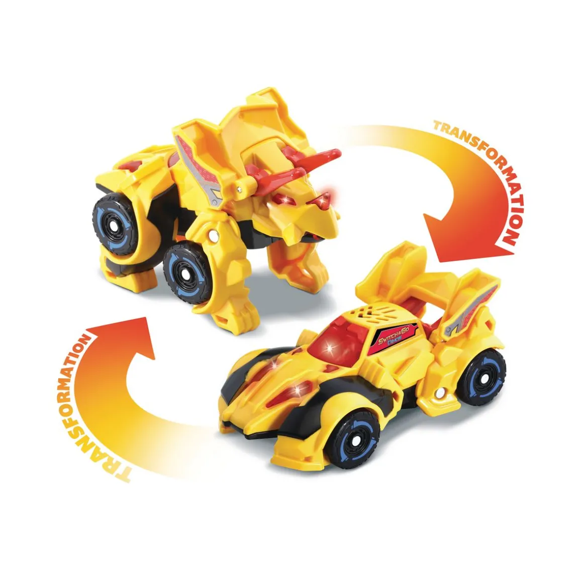 Switch & Go Dinos - Véhicule interactif transformable en dinosaure