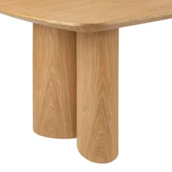 Table à manger en bois pour 8 personnes ALIONA - Marron