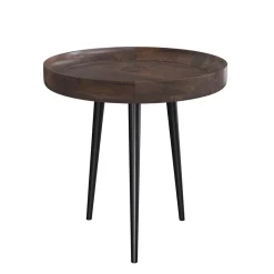 Table d'appoint Palak en bois de manguier D40 cm