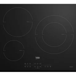 Table de cuisson à induction 60cm 3 feux 7200w noir - HII63200MTB