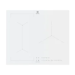 Table de cuisson à induction 59cm 3 feux 7350w blanc - eiv63342cw