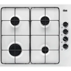 Table de cuisson gaz 59cm 4 feux 78300w blanc - fgh62414wa