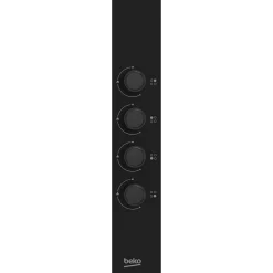 Table de cuisson gaz HIGG64123SB, 61 cm, 4 foyers