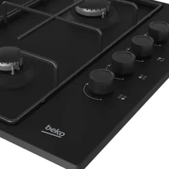 Table de cuisson gaz HIGG64123SB, 61 cm, 4 foyers