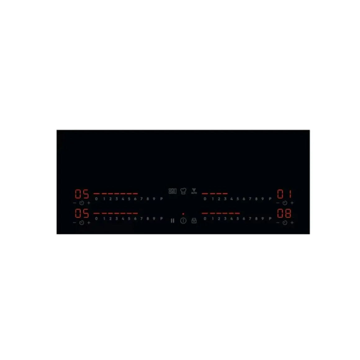 Table de cuisson induction 60cm 4 feux 7350w noir - EIV66453I