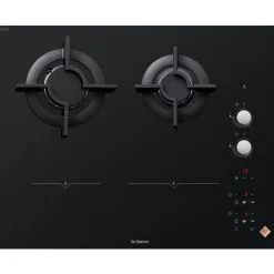 Table de cuisson mixte gaz et induction 65cm 4 feux noir - dpi7602bm