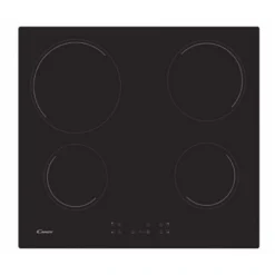 Table de cuisson vitrocéramique 4 feux 6500w noir - cc64ch