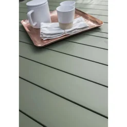 Table de jardin - 8/10 places - Aluminium - Kaki - MIAMI