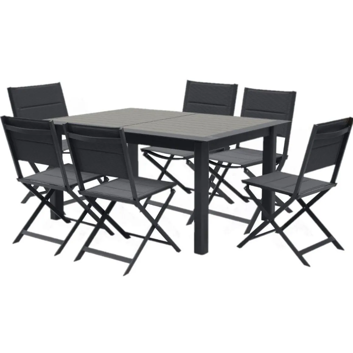 Table de jardin extensible Allure en aluminium