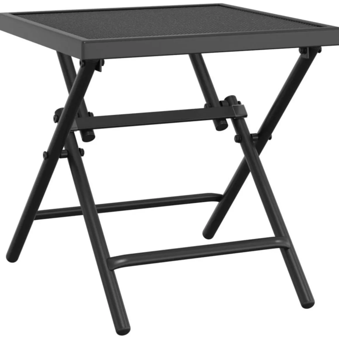 Table de jardin pliable anthracite 38x38x38 cm Treillis d'acier