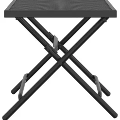 Table de jardin pliable anthracite 38x38x38 cm Treillis d'acier