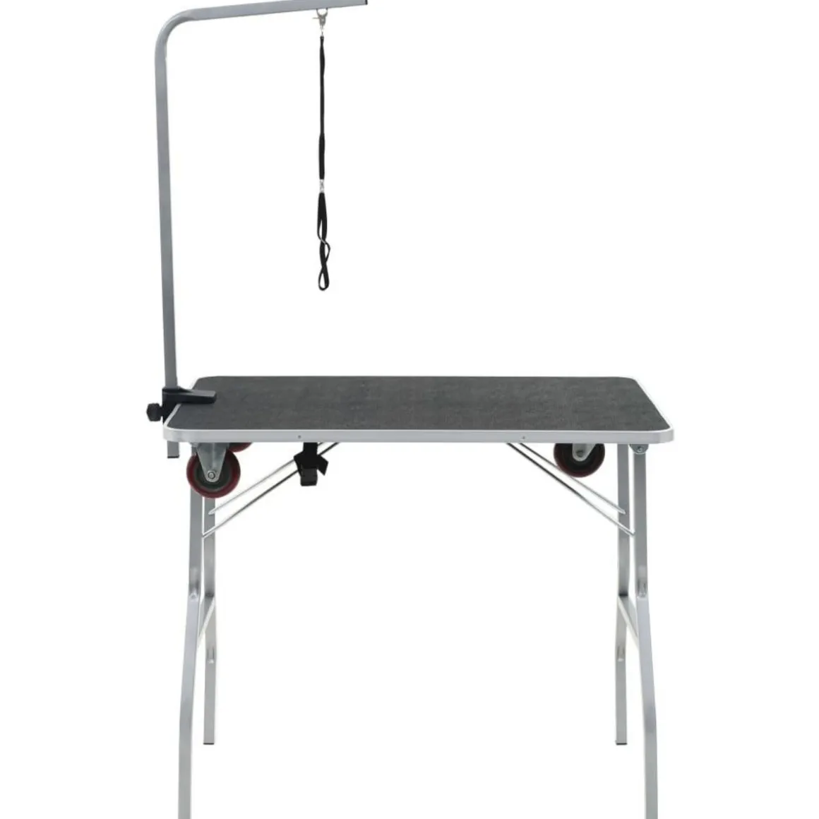 Table de toilettage pour chien portable avec roulettes