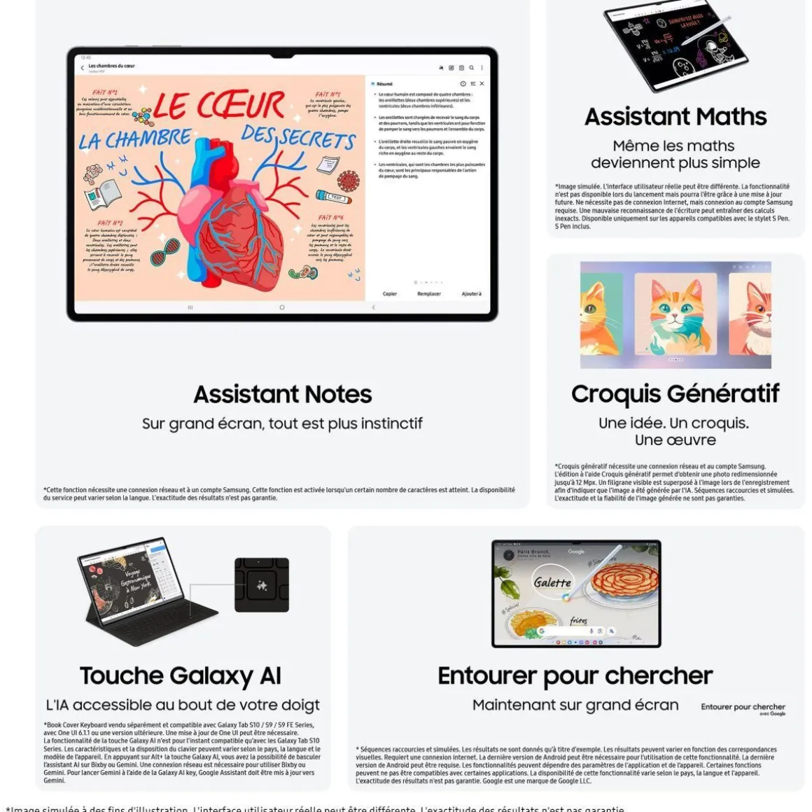 Tablette Android Galaxy Tab S10Ultra 14.6 5G 256Go Gris