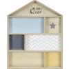 Étagère Déco pour Enfant Maison 50cm Bleu