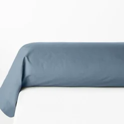 Taie de Traversin Alban 85x185cm Bleu Orage