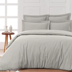 Taie de traversin en percale de coton SOFT PERCALE - 45x185 cm
