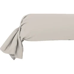 Taie de traversin unie en coton 57 fils - collection permanente