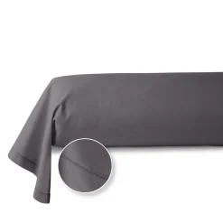 Taie de traversin unie en coton 57 fils - collection permanente