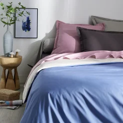 Taie de traversin unie en coton 57 fils - collection permanente