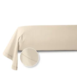 Taie de traversin unie en coton 57 fils - collection permanente
